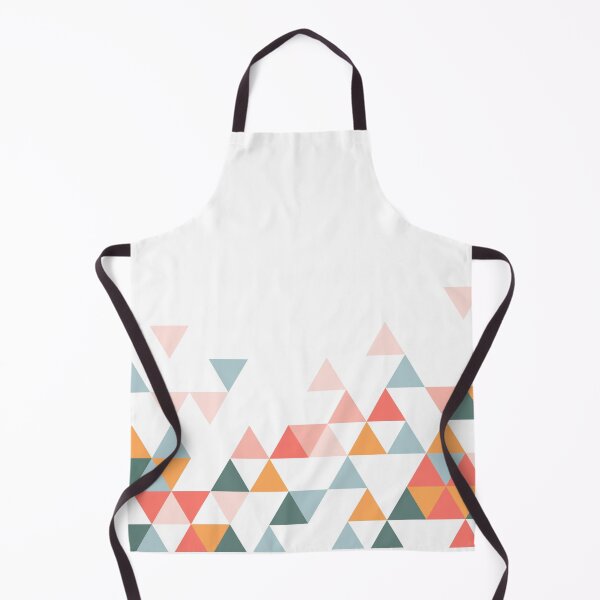 Item preview, colorful triangular pattern white background designed and sold by DiviaDesigns.