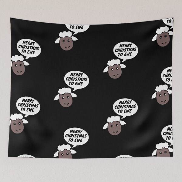 Item preview, Merry Christmas to Ewe for Sheep Lovers designed and sold by Brimwood.