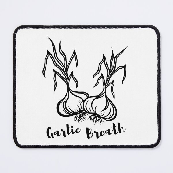 Item preview, Garlic Breath | Garlic Bulbs Design designed and sold by Monochromatics by Corie Mae Dark.