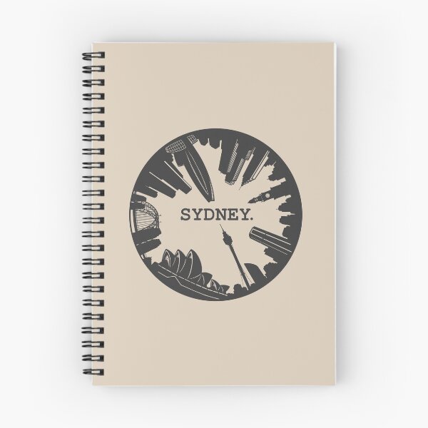 Item preview, Sydney Australia Landmarks - Circular Skyline Design designed and sold by tanimator.
