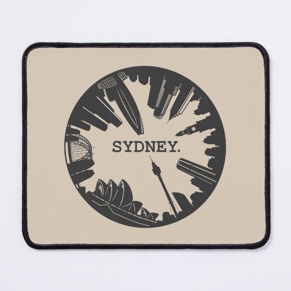 Item preview, Sydney Australia Monumentos - Diseño de horizonte circular designed and sold by tanimator.