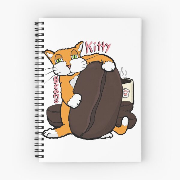 Item preview, Kitty and coffee beans, a cafe cat for coffee lovers designed and sold by davidscohen.