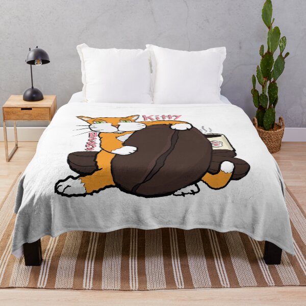 Item preview, Kitty and coffee beans, a cafe cat for coffee lovers designed and sold by davidscohen.