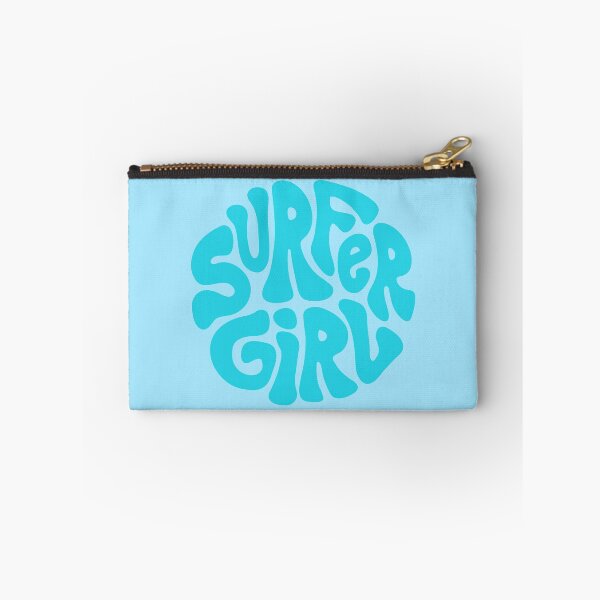Item preview, Surfer Girl Retro Sticker - Baby Blue designed and sold by tarynjohnson.