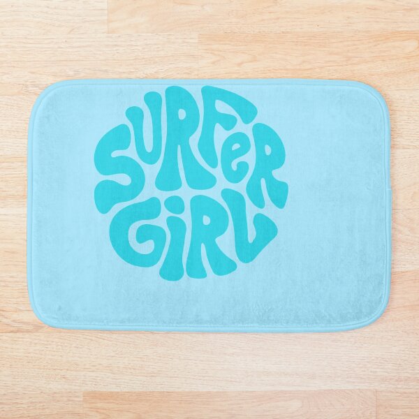 Item preview, Surfer Girl Retro Sticker - Baby Blue designed and sold by tarynjohnson.
