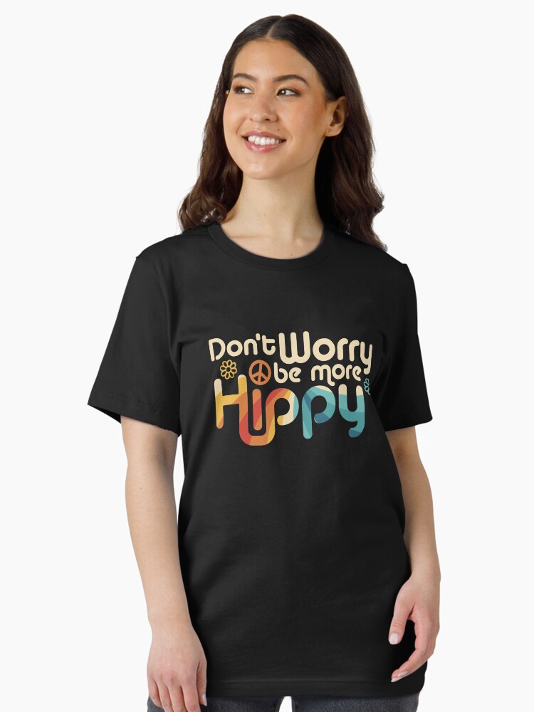 Thumbnail 1 of 7, Essential T-Shirt, Don't Worry be more Hippy / Happy designed and sold by Joemungus.