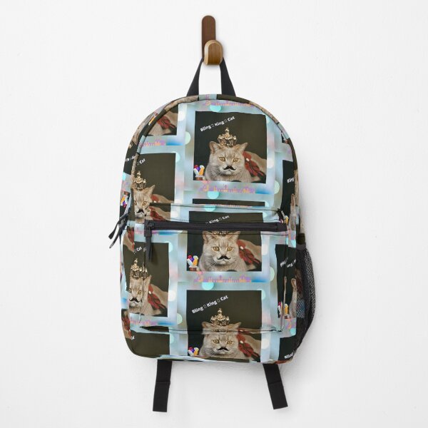Item preview, Bling King Cat, with a cute and funny regal design designed and sold by haRexia.