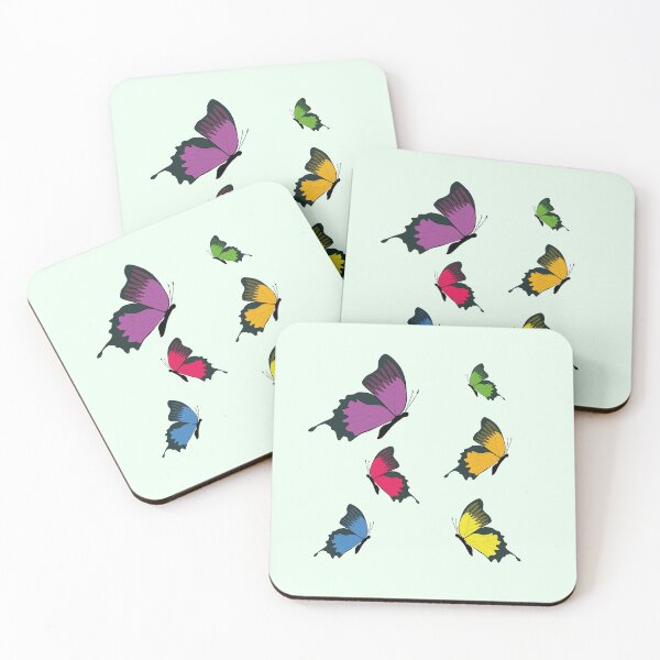 Item preview, Colorful Butterflies Clipart designed and sold by MouDantArts.