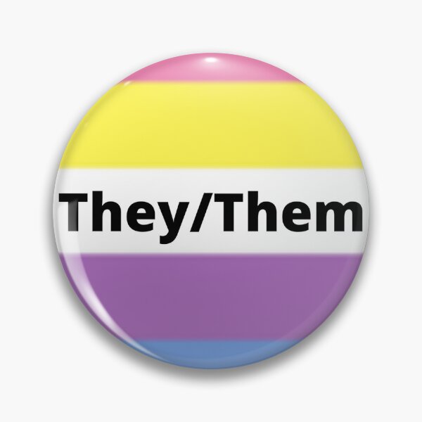 Item preview, Bigender flag with They/Them pronouns designed and sold by PridefulApparel.