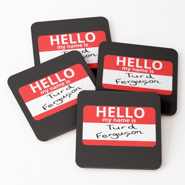Item preview, Turd Ferguson Nametag designed and sold by One of The Misfits.
