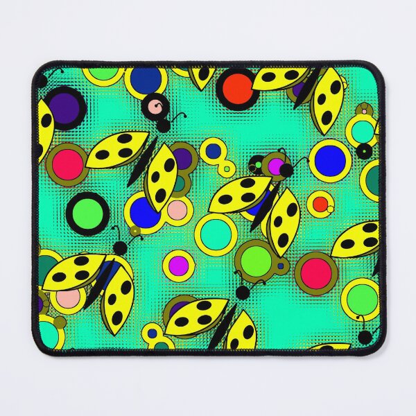 Item preview, Ladybug Yellow Light Blue designed and sold by Czerra.