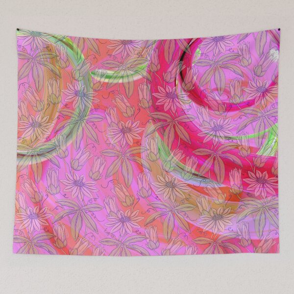 Item preview, Swirling flowers designed and sold by Nanba3.