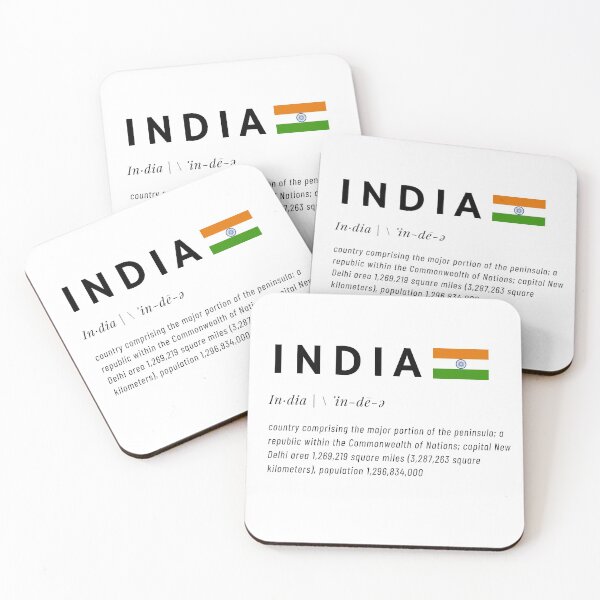 Item preview, Patriotic Description Of India  designed and sold by PHLDesign.