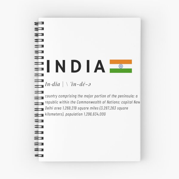 Item preview, Patriotic Description Of India designed and sold by PHLDesign.