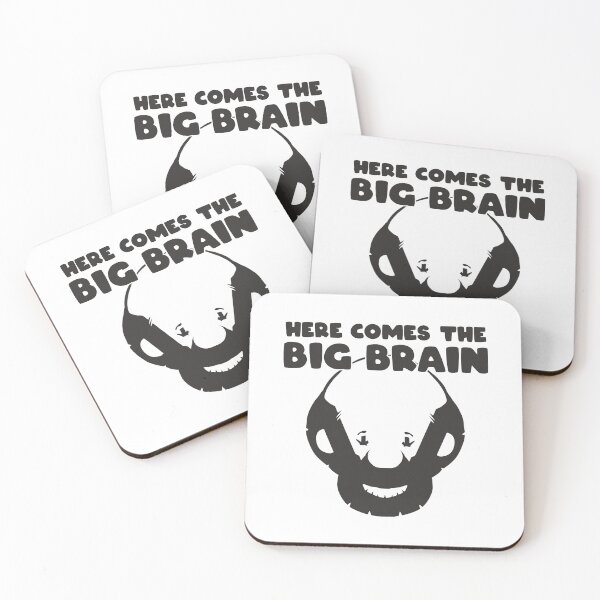 Item preview, Here comes the big brain designed and sold by Scribble-Design.