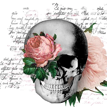 Artwork thumbnail, SKULL ROSES by GamaArtDesign