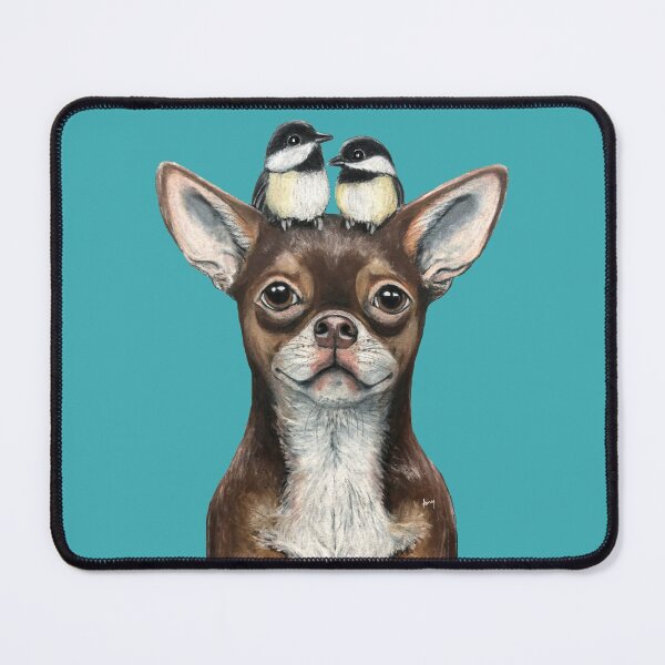 Item preview, Chihuahua & Chickadees designed and sold by GardenPartyArt.