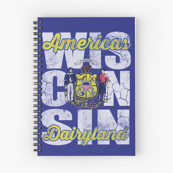Item preview, Vintage Wisconsin Americas Dairyland Flag Stack designed and sold by frittata.