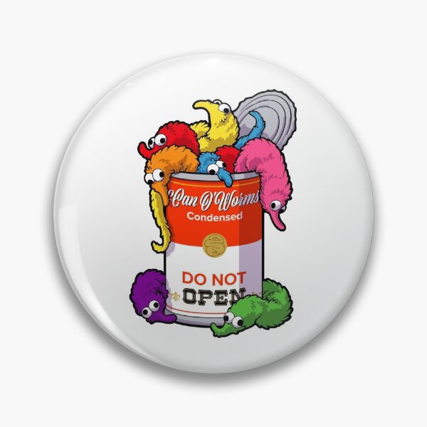 Item preview, Can O' Worms on a String ~ Do Not Open designed and sold by ctkrstudio.