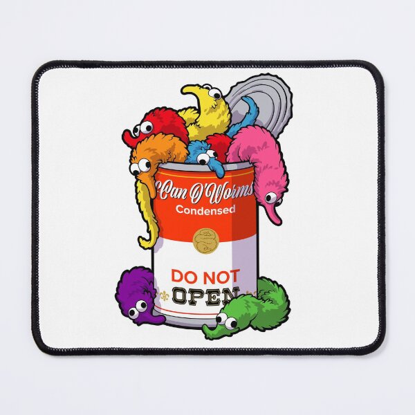 Item preview, Can O' Worms on a String ~ Do Not Open designed and sold by ctkrstudio.