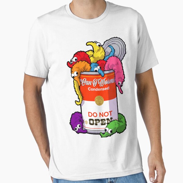 Can O' Worms on a String ~ Do Not Open Essential T-Shirt