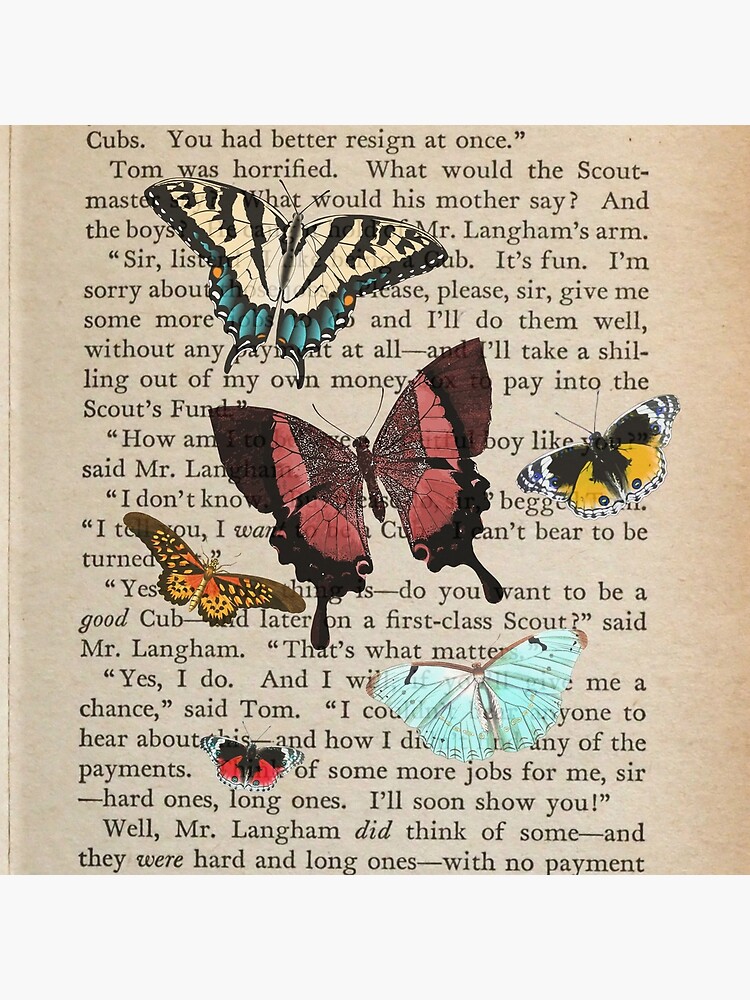 Alice in Wonderland No. 2: Butterflies 12x12 Patterned Paper