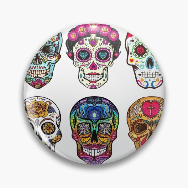 Item preview, Halloween- Mexican Skull- Dia de los muertos designed and sold by calmestneon.