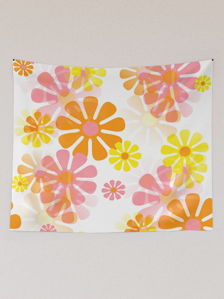 Orange and best sale yellow tapestry