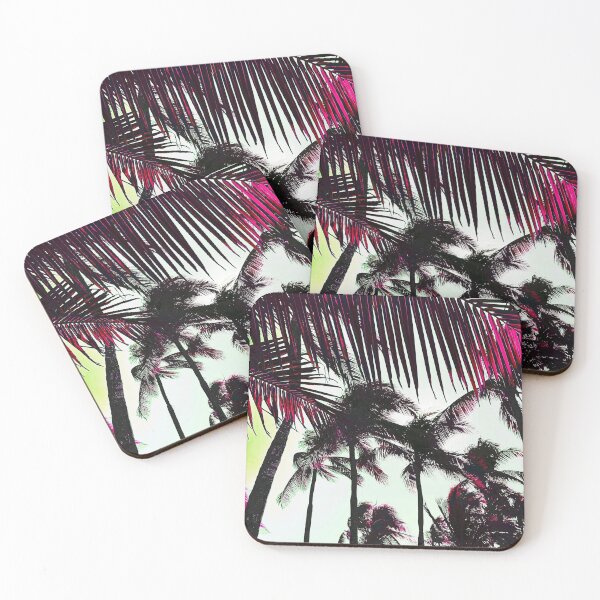 Item preview, Tropical Pretty Pink Palm Trees by Jerald Simon designed and sold by jeraldsimon.