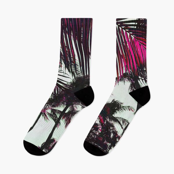 Item preview, Tropical Pretty Pink Palm Trees by Jerald Simon designed and sold by jeraldsimon.