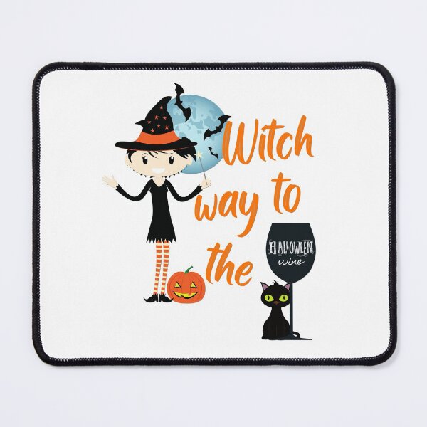 Item preview, Witch Way To The Wine Trick or Treat designed and sold by JustaGurli.