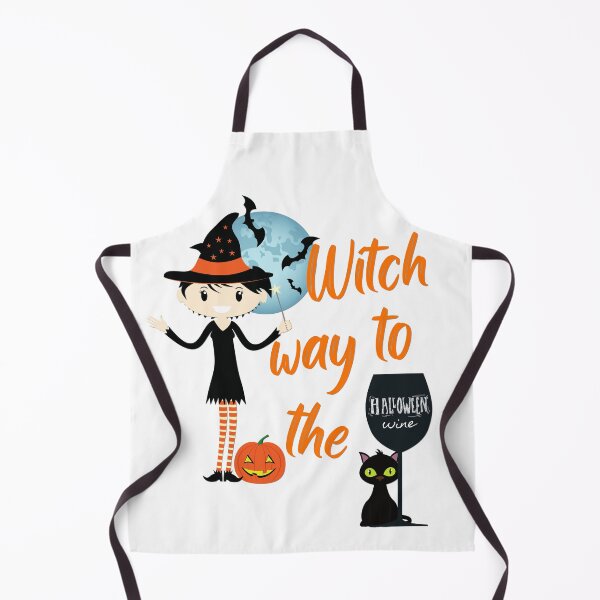 Item preview, Witch Way To The Wine Trick or Treat designed and sold by JustaGurli.