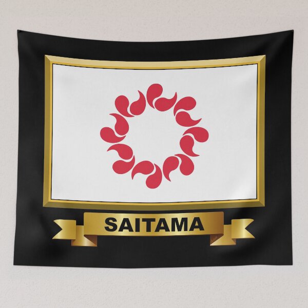 Item preview, SAITAMA PREFECTURE Flag Gifts, Masks, Stickers & Products (N) designed and sold by mpodger.