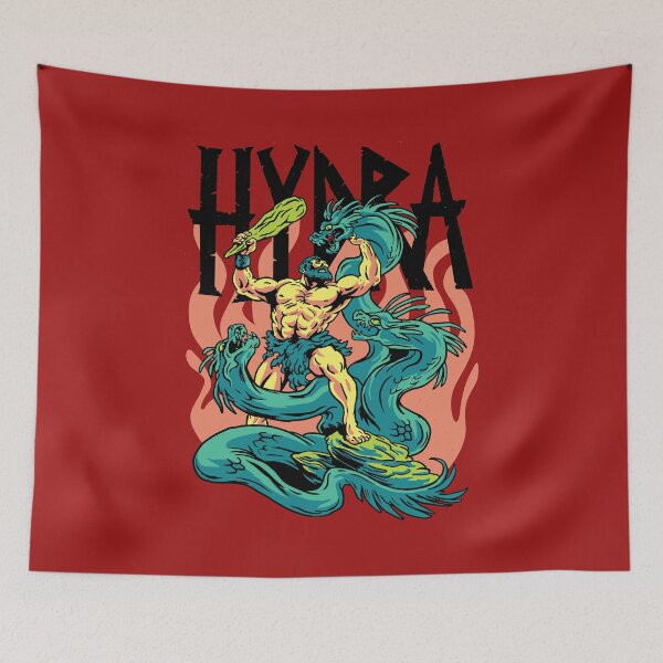 Item preview, Hercules and Lernaean Hydra Battle - Ancient Greek Mythology designed and sold by Klotho-Fashion.