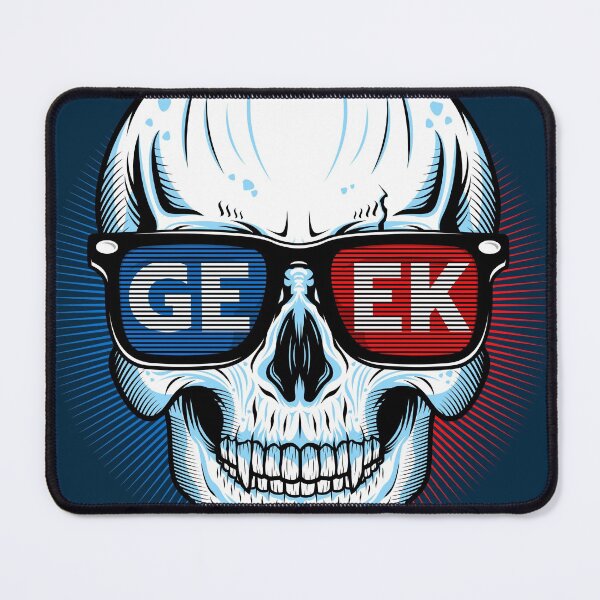 Item preview, Geek Glasses Skull designed and sold by machmigo.