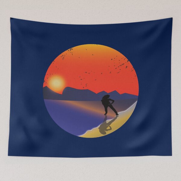 Item preview, Awesome Sunset Retro  designed and sold by ELBERSAID.