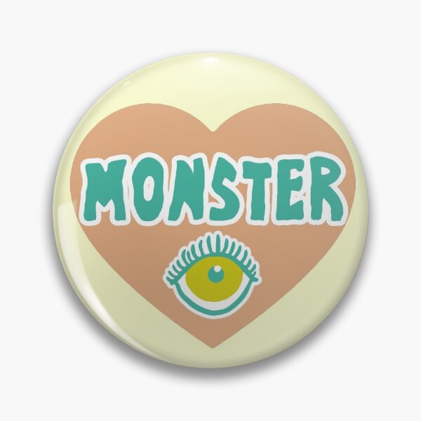 Item preview, Monster Heart - Peach designed and sold by ArtsAflame.