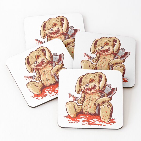 Item preview, Scary Bloody Bunny Halloween Design designed and sold by boopsblunt.