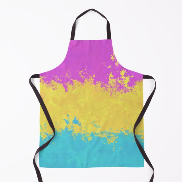Item preview, Pansexual Paint Splatter Pride Flag designed and sold by Quinn-Draws.