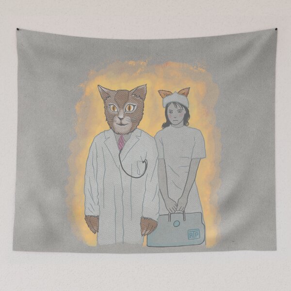 Item preview, Dr Kat and Nurse Kitty designed and sold by Allen  Passalaqua.