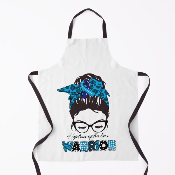 Item preview, Hydrocephalus warrior messy bun girl- hydrocephalus Awareness designed and sold by Designs Of all kinds.