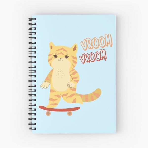 Item preview, Kitty Cat on Skateboard Vroom Vroom  designed and sold by MonkeyPaper.