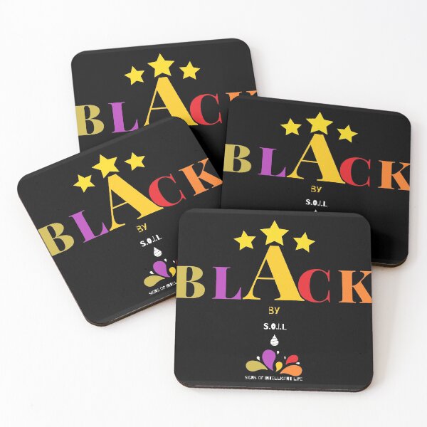 Item preview, S.O.I.L Signs: Black on Black 3 Stars designed and sold by TheSignsofSOIL.