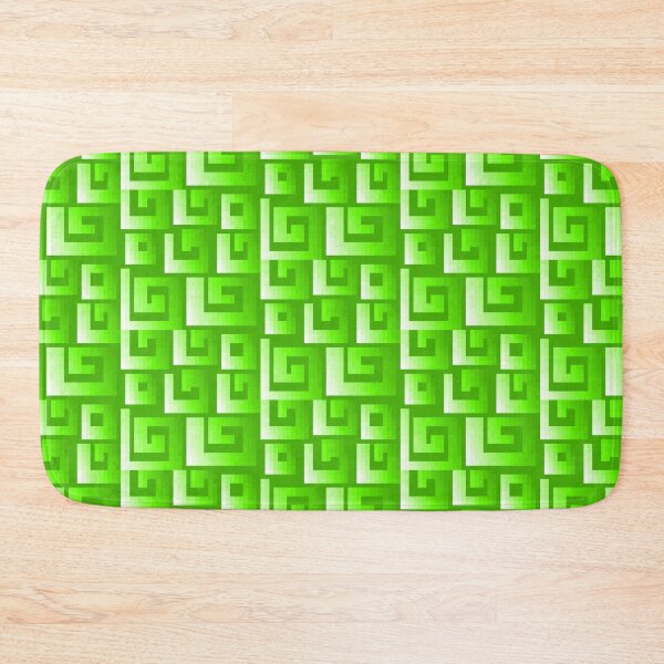Item preview, Spring Green Pxel Swirl Pattern designed and sold by rin3d .