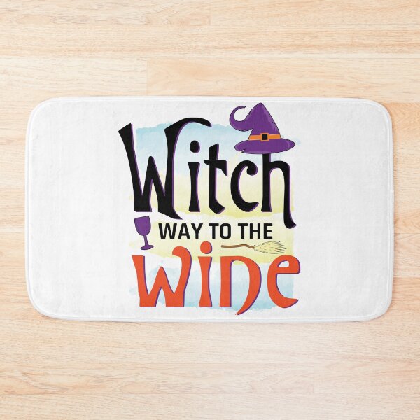 Item preview, Witch Way to the Wine Halloween Design designed and sold by boopsblunt.