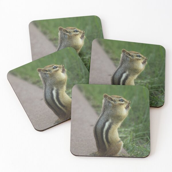 Item preview, Chipmunk Looking Over the Grass designed and sold by Hazel Hall.