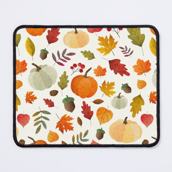 Item preview, Fall Leaves and Pumpkins designed and sold by KrisInStitches.