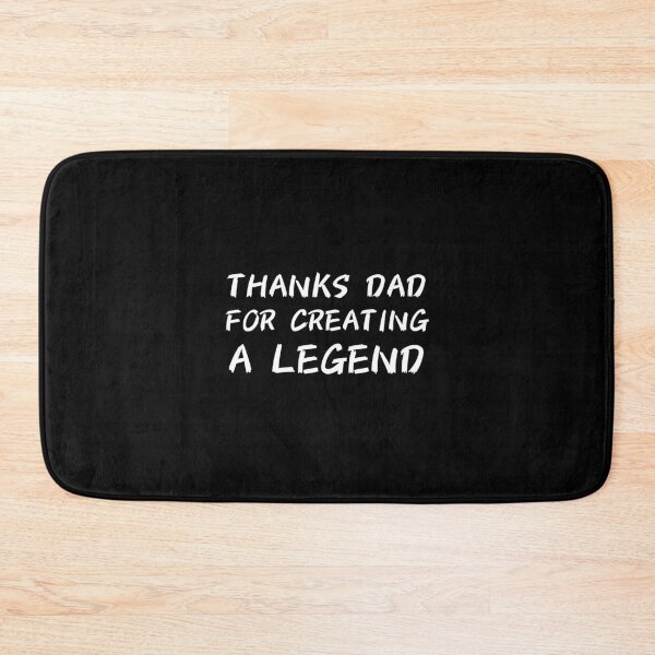 Item preview, Thanks dad for creating a legend  designed and sold by cubic-shop.