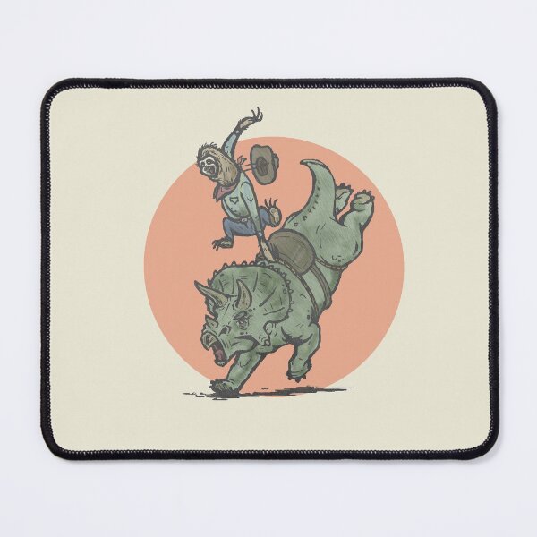 Item preview, Rodeo Sloth Riding Dinosaur designed and sold by tanimator.