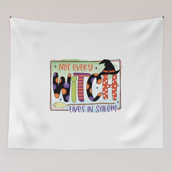 Item preview, Not Every Witch Lives In Salem Halloween Design designed and sold by boopsblunt.